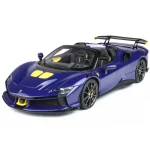 Ferrari SF90 XX Spider 2024 Blu Elettrico (vitrinnel) Limitált Kedvezményes ár
